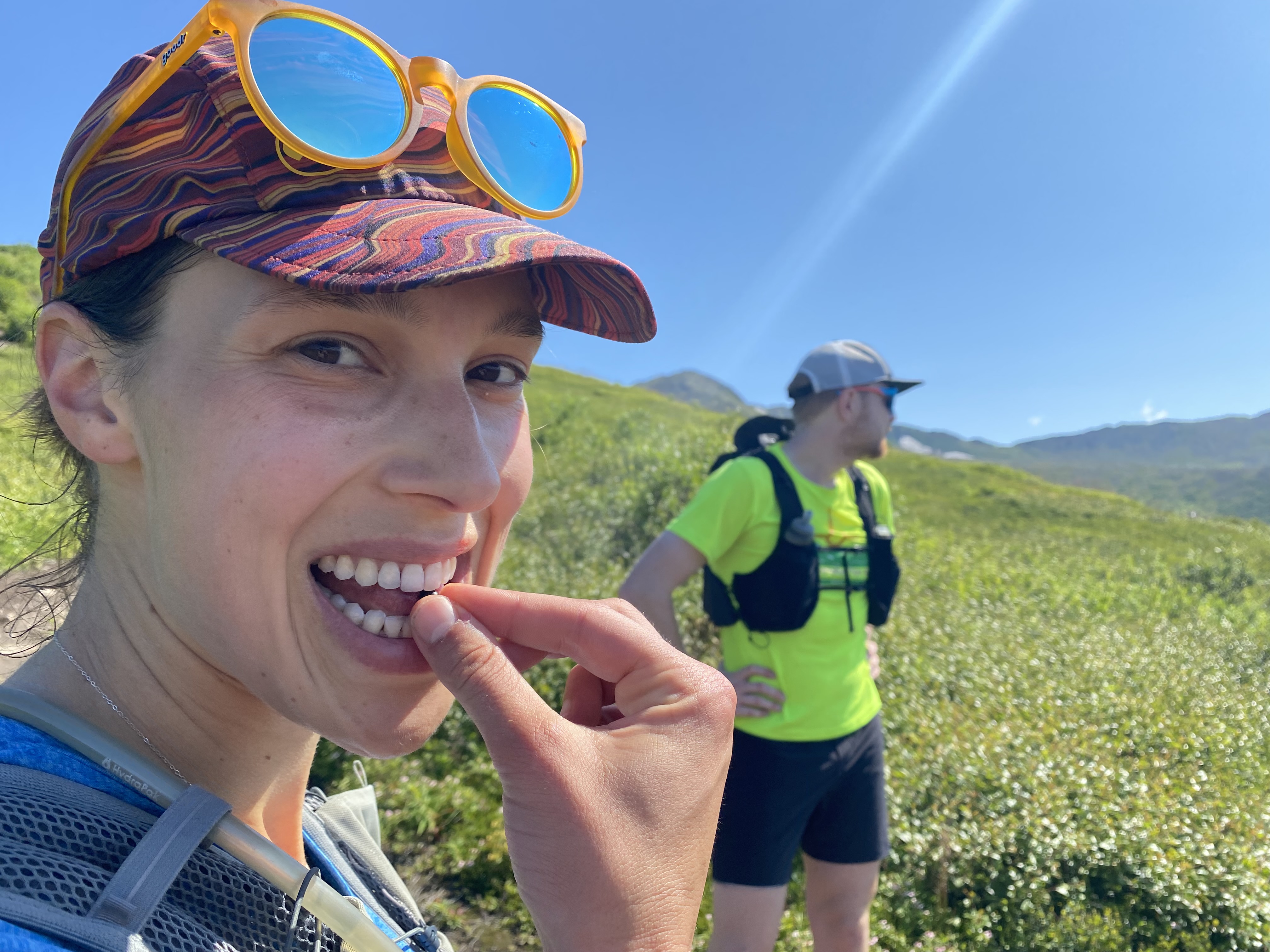 Simona Eating a Berry